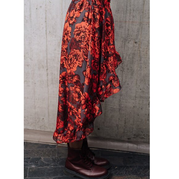 Maison Revolt "Dolly" Chiffon Ruffle Skirt – Tropical Paradise Collection (2019 - Picture 2 of 5